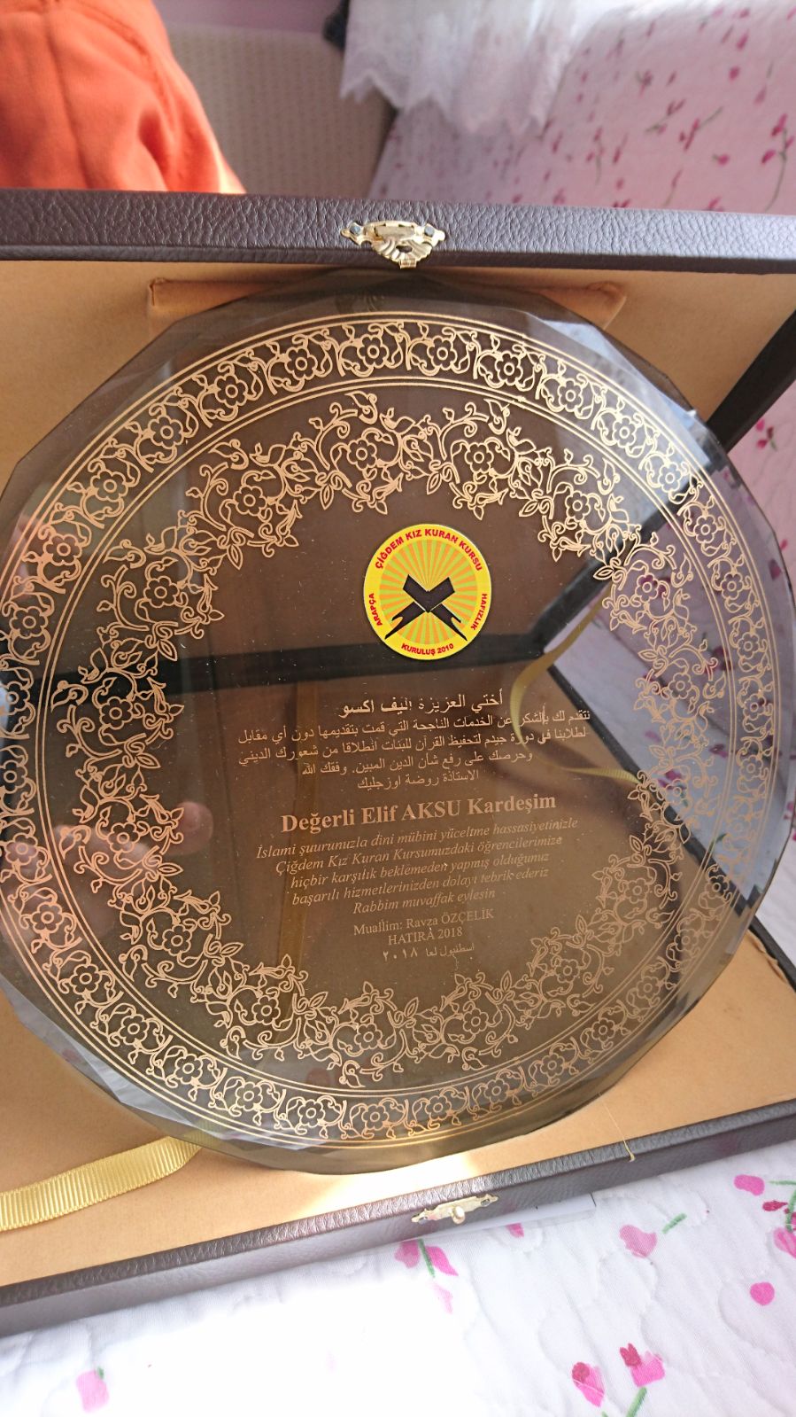 TALEBELERE  HOCALARA KUTLAMALAR